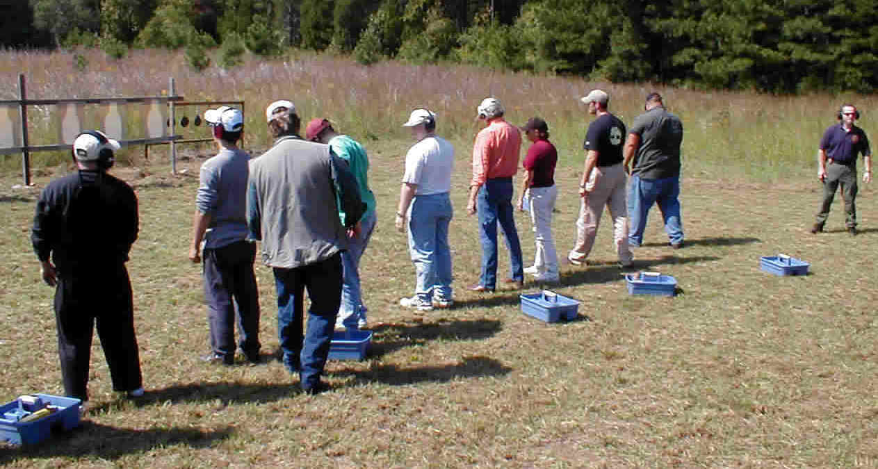 Students on the firing line