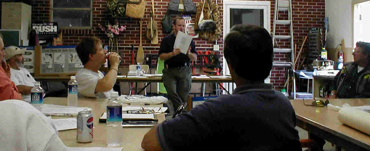 Students learn about legal issues related to gun ownership, use, and carrying.