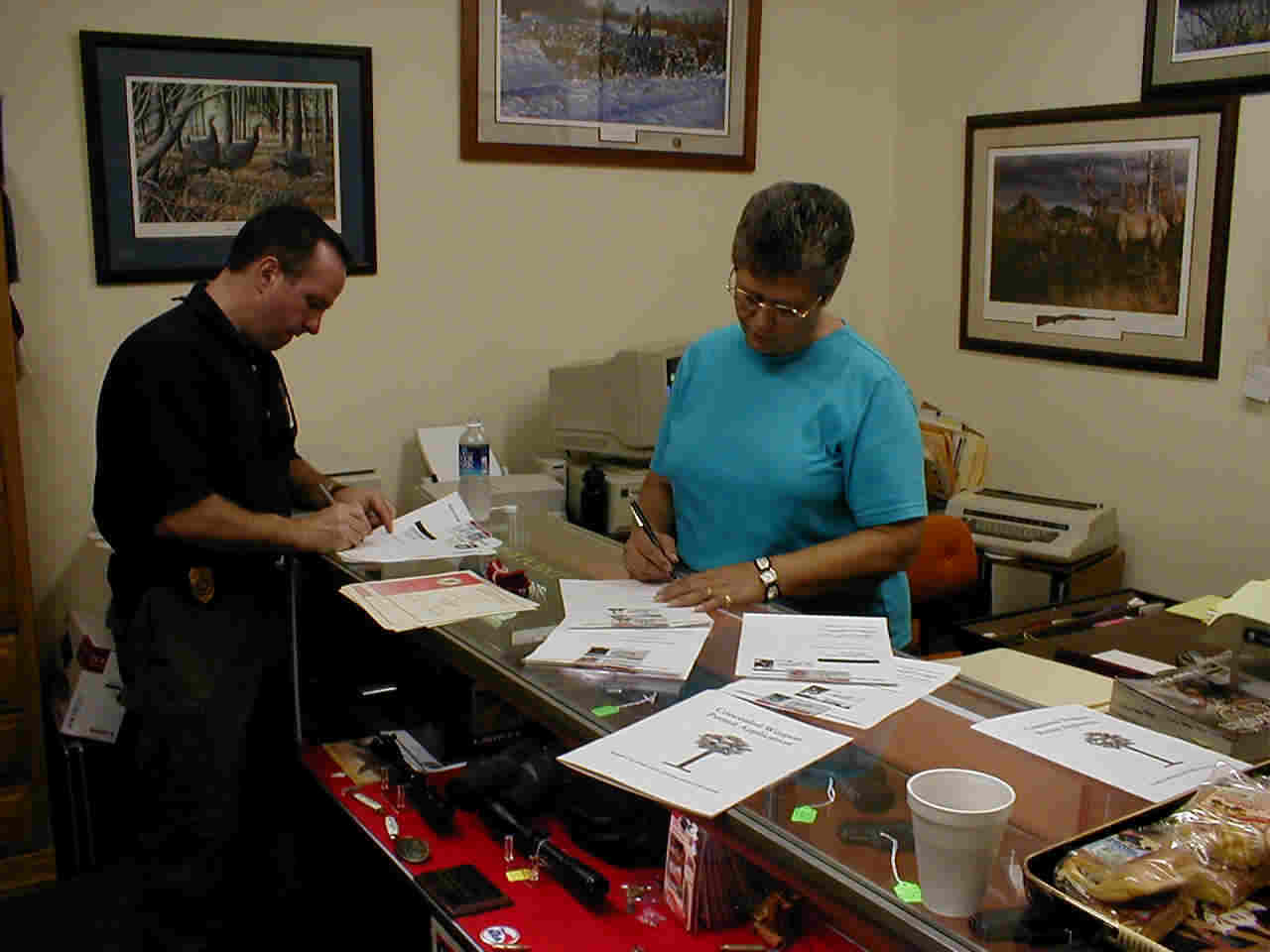 Instructors prepare final paperwork for students' CWP applications
