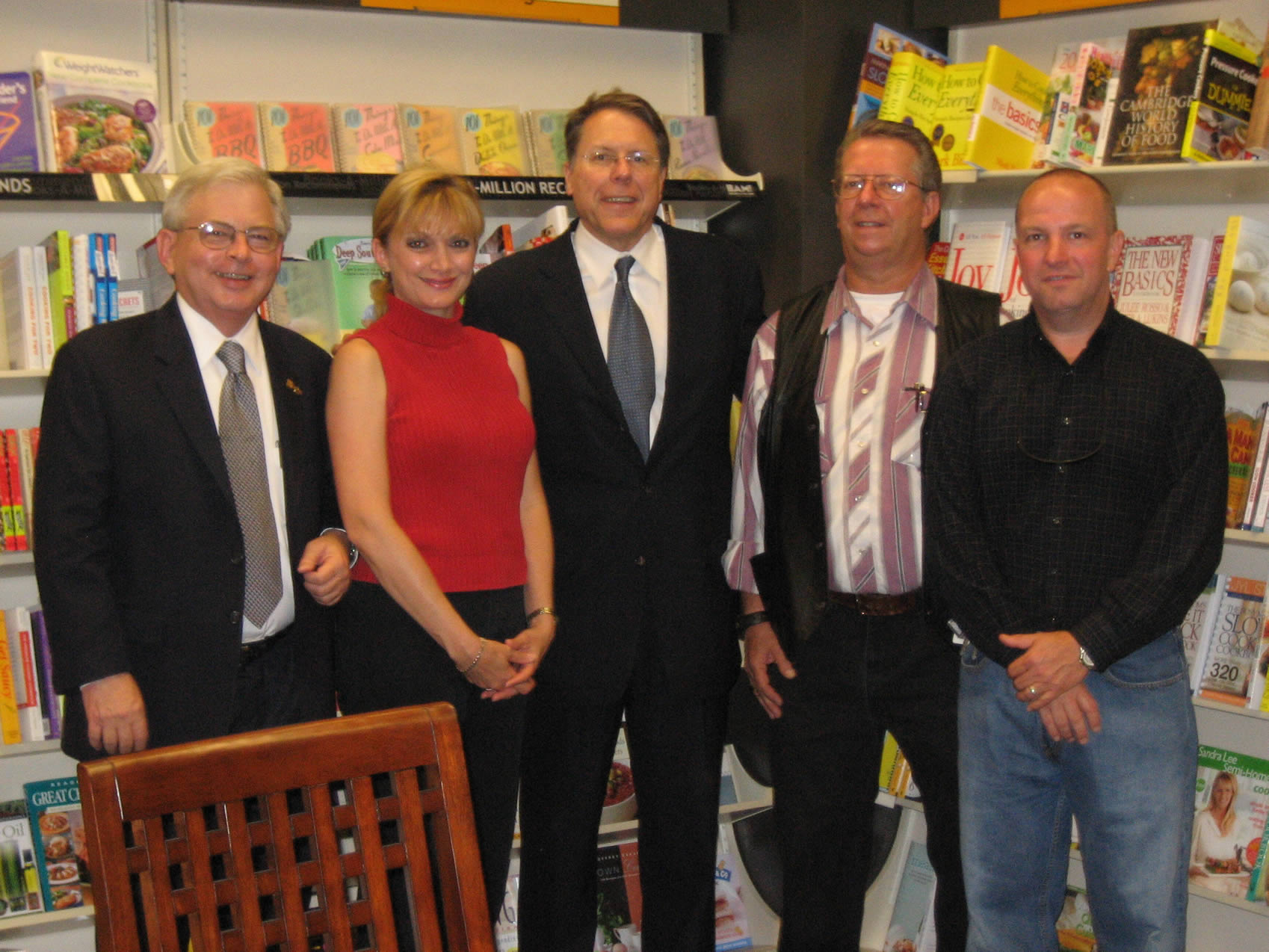 GOSC Officers with NRA President Wayne LaPierre in Columbia, SC on July 28, 2006